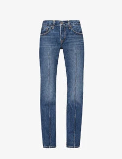 Levis Middy Regular-fit Mid-rise Straight-leg Jeans