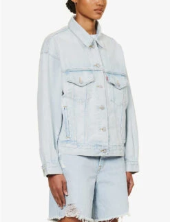 Levis 90s Trucker Relaxed-fit Cotton Denim Jacket -Whistlkes Style R04191390 TOPTIER ALT02