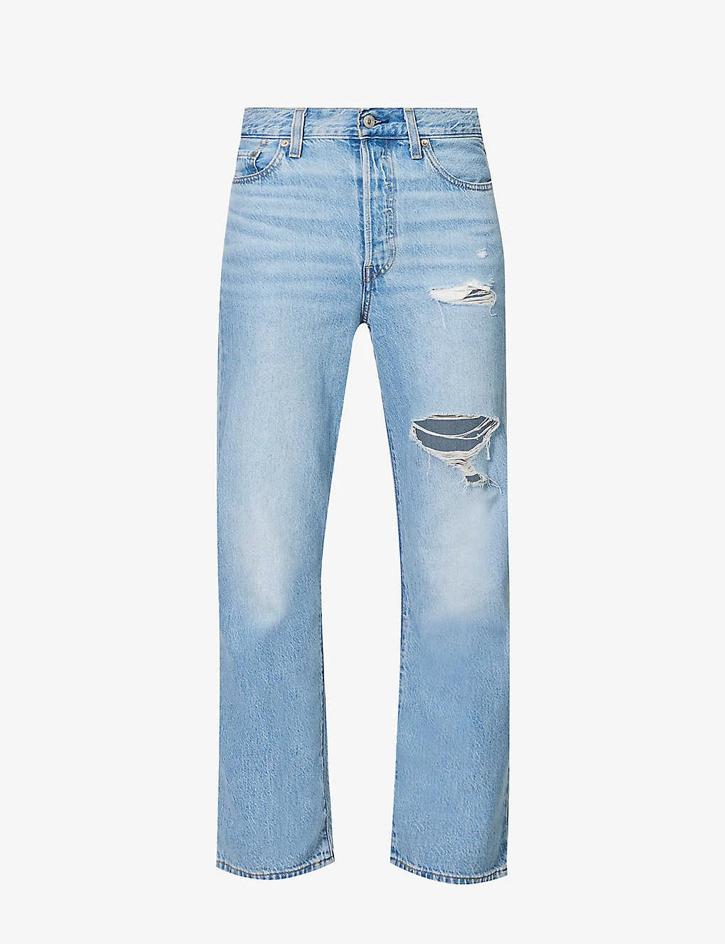 Levis Ribcage Distressed Straight-leg High-rise Jeans 3 Levis Ribcage Distressed Straight-leg High-rise Jeans