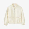 Sandro Turbigo Boxy-fit Ribbed-collar Woven Jacket