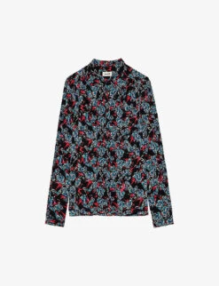 Zadig & Voltaire Tchin Floral-print Silk Shirt