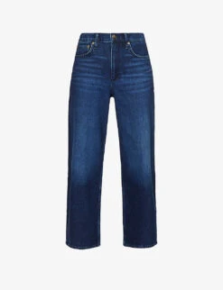 Rag & Bone Andi Wide-leg Mid-rise Stretch-denim Jeans
