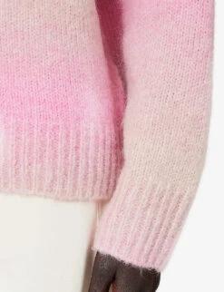 Rag & Bone Holly Striped Knitted Jumper -Whistlkes Style R04201904 PINKMULTI ALT04