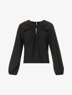 RAILS Eli Cut-out Regular-fit Woven Blouse