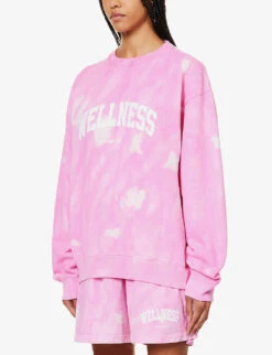 Wellness Tie-dye Cotton-jersey Sweatshirt -Whistlkes Style R04205050 TAFFY ALT02