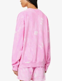 Wellness Tie-dye Cotton-jersey Sweatshirt -Whistlkes Style R04205050 TAFFY ALT03